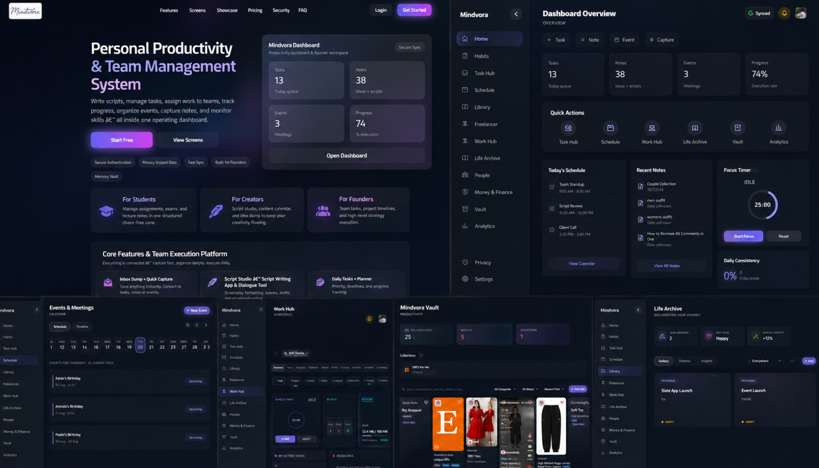 Mindvora Platform Preview